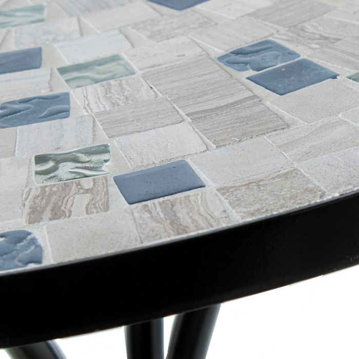 Conjunto de Mesa con 2 Sillas Alexandra House Living Multicolor 60 x 71 x 60 cm Mosaico 4