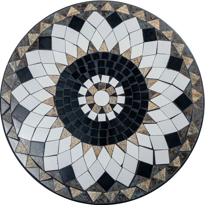 Conjunto de Mesa con 2 Sillas Alexandra House Living Multicolor 60 x 71 x 60 cm Mosaico 8