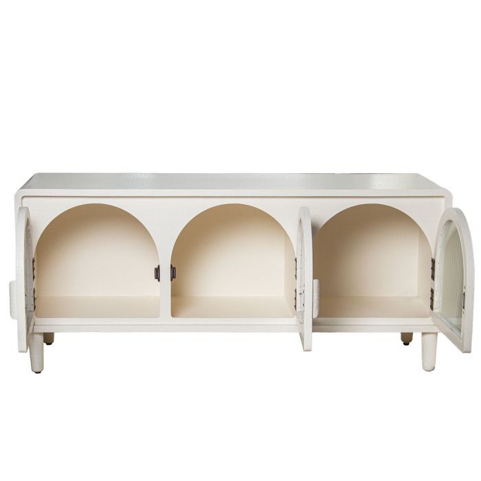 Aparador Alexandra House Living Blanco Madera 120 x 53 x 42 cm 8