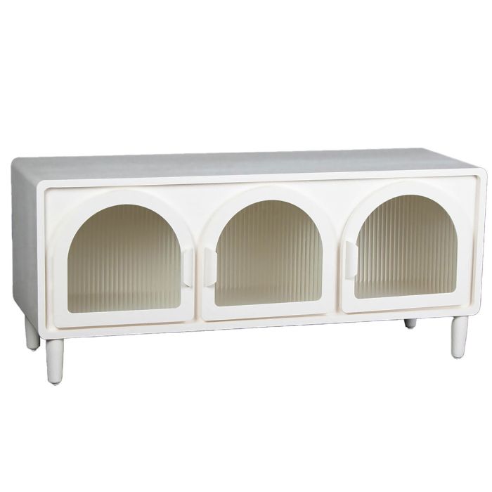 Aparador Alexandra House Living Blanco Madera 120 x 53 x 42 cm 4