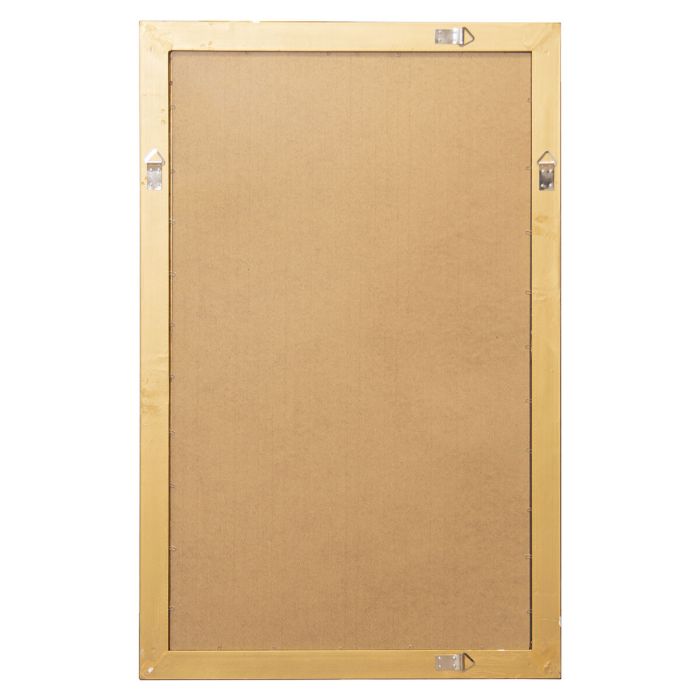 Espejo de pared Alexandra House Living Dorado Madera Ventana 5 x 101 x 65 cm 2