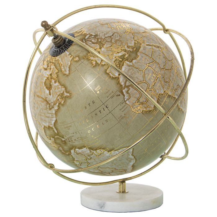 Globo Terraqueo Alexandra House Living Multicolor Metal 24 x 27 x 24 cm