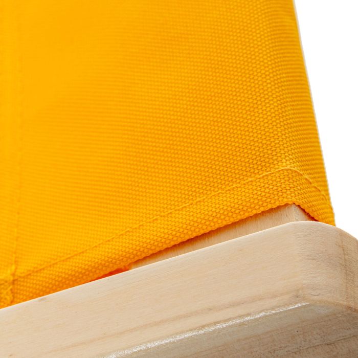 Hamaca plegable Alexandra House Living Amarillo 61 x 103 x 96 cm Tela 3