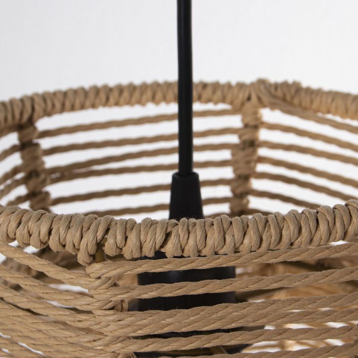 Lámpara de Techo Alexandra House Living Marrón Natural Ratán Fibra natural 60 W 50 x 165 x 50 cm 1