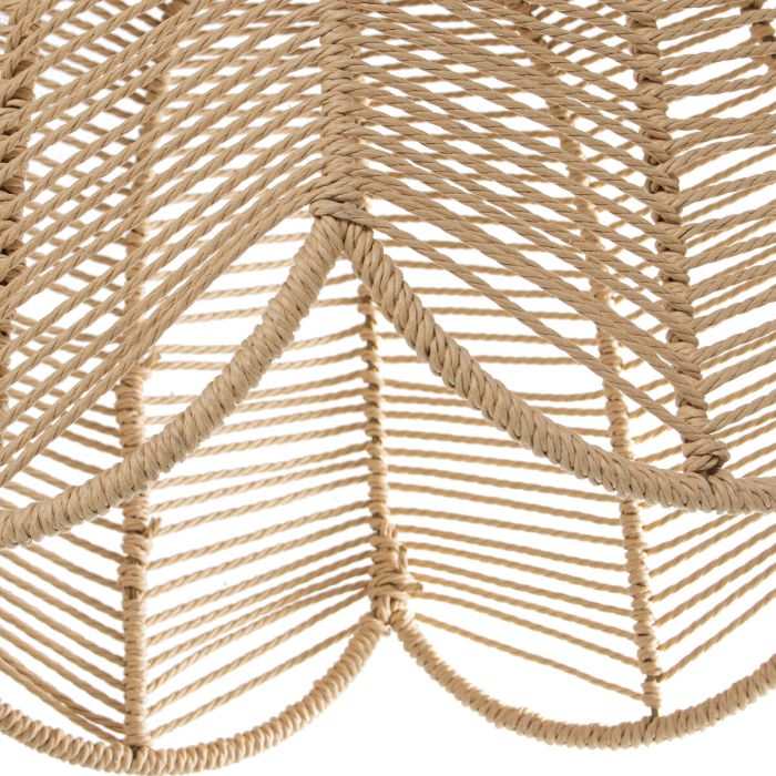 Lámpara de Techo Alexandra House Living Marrón Natural Ratán Fibra natural 60 W 50 x 165 x 50 cm 5