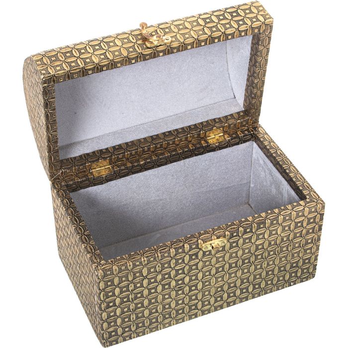 Caja-Joyero Alexandra House Living Dorado Metal 25 x 18 x 15 cm 3