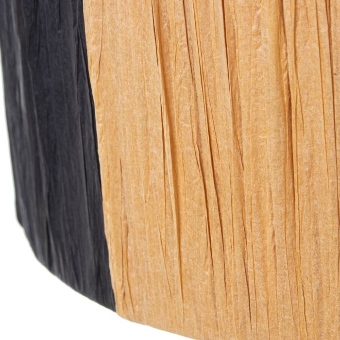 Lámpara de mesa Alexandra House Living Marrón Negro Natural Ratán Fibra natural 60 W 25 x 41 x 25 cm 5