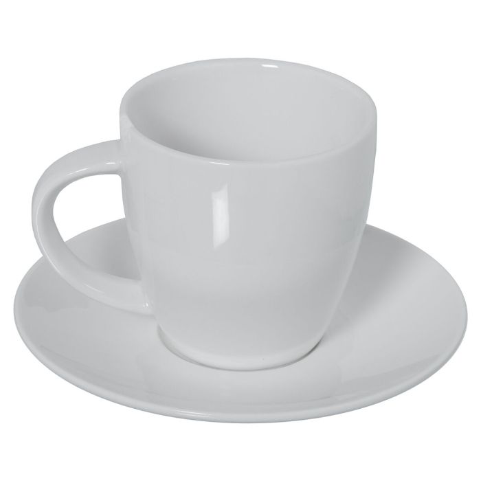 Juego de 6 Tazas de Café Alexandra House Living Porcelana 180 ml