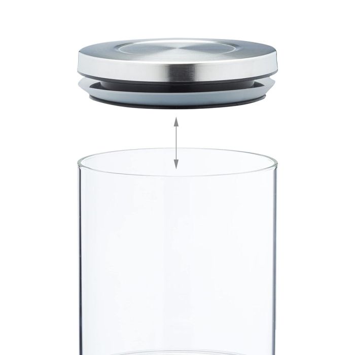 Bote Alexandra House Living 82481 Transparente Acero Inoxidable Cristal 1,65 L 4