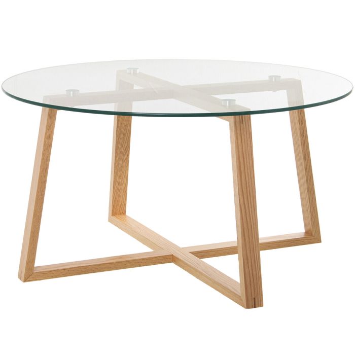 Mesa de Centro Alexandra House Living Marrón Madera 78 x 41 x 78 cm 4