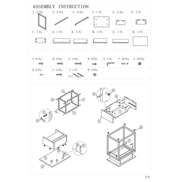 Mesa auxiliar Alexandra House Living Marrón 50 x 50 x 35 cm 2