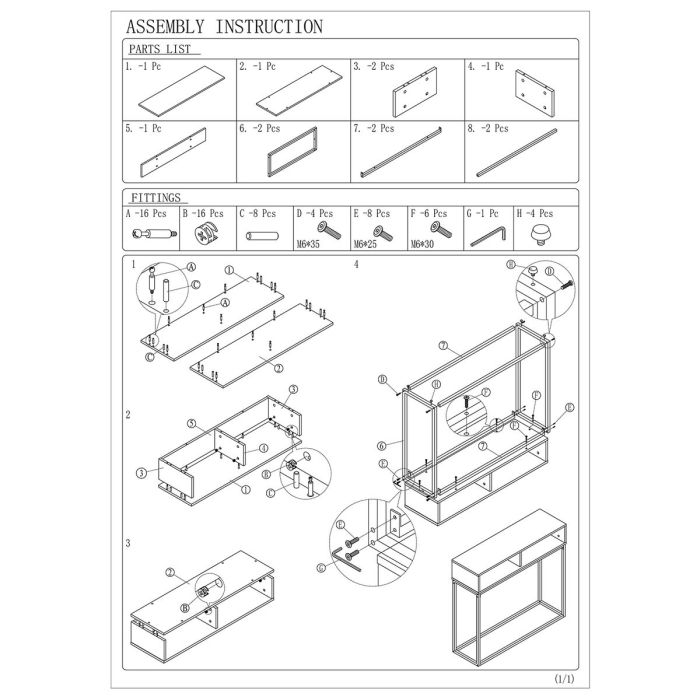 Consola Alexandra House Living Marrón Metal 100 x 91 x 30 cm 1