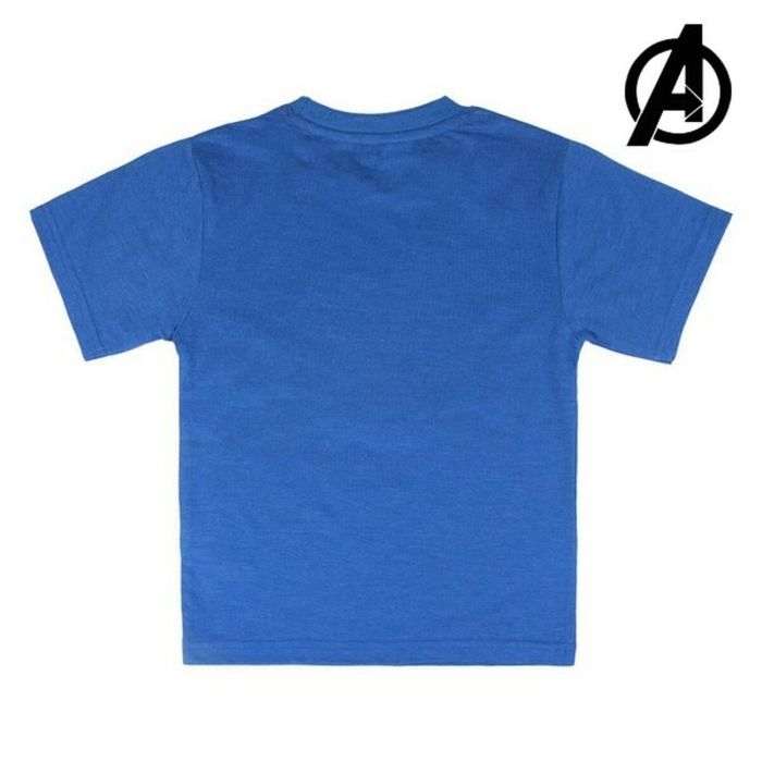 Camiseta de Manga Corta Infantil The Avengers 73491 Azul marino 1