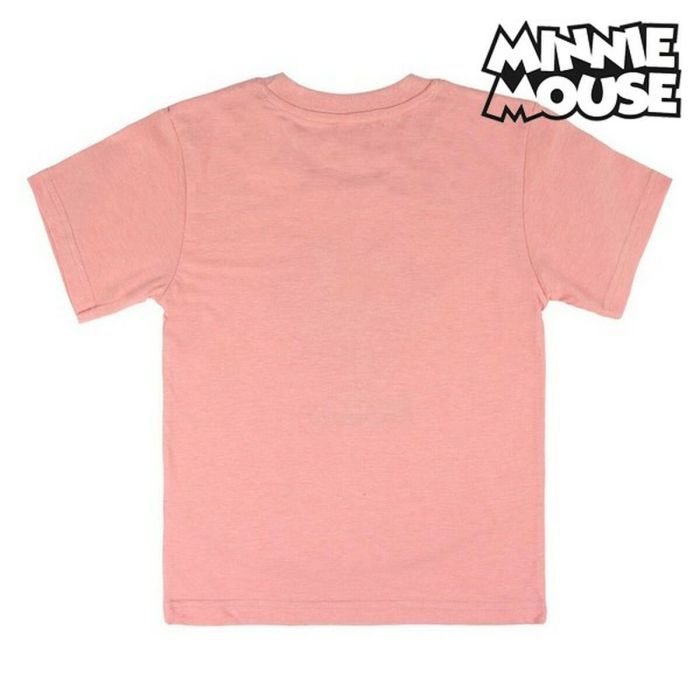 Camiseta de Manga Corta Infantil Minnie Mouse 73716 Rosa 2