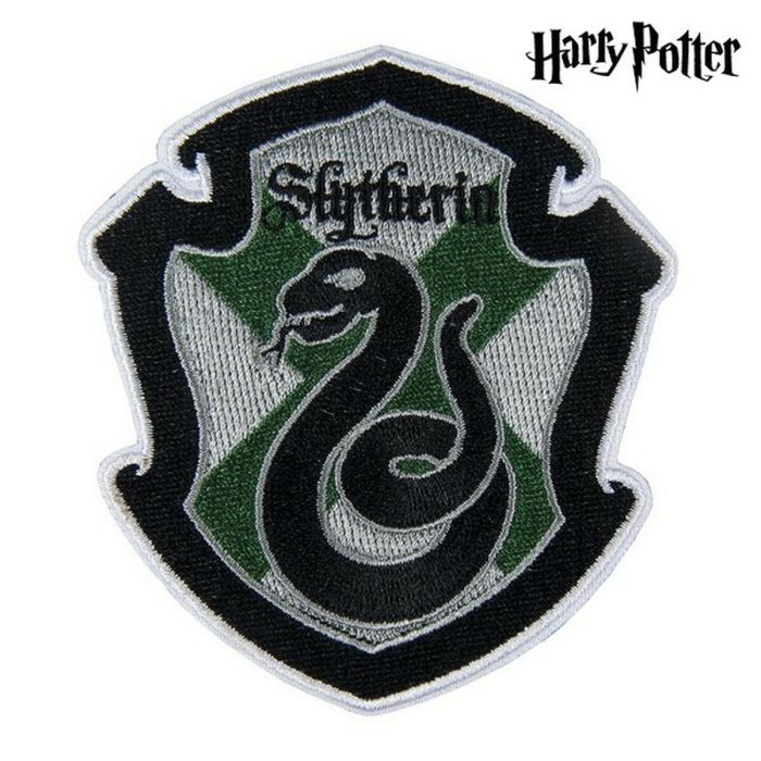 Parche Slytherin Harry Potter Verde Gris Poliéster