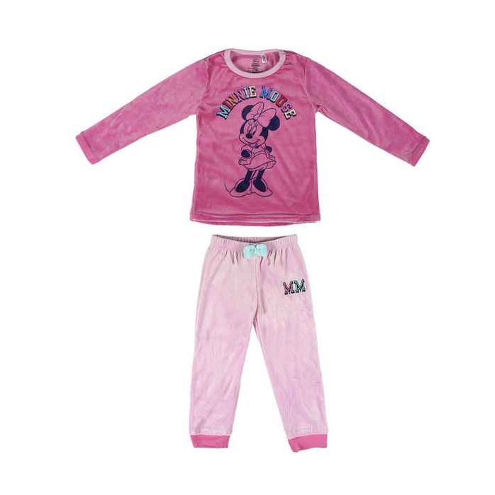 Pijama Infantil Minnie Mouse Fucsia