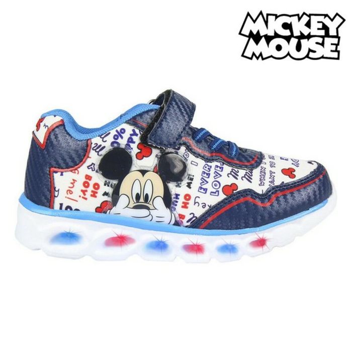 Zapatillas Deportivas con LED Mickey Mouse Azul claro 6
