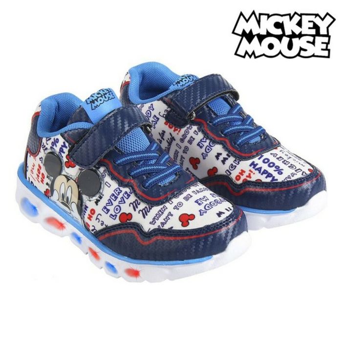 Zapatillas Deportivas con LED Mickey Mouse Azul claro 7