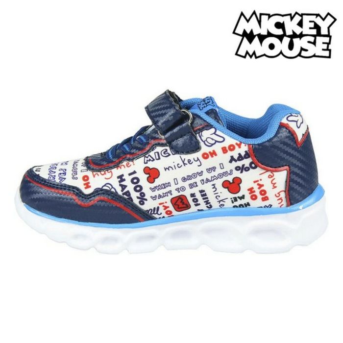 Zapatillas Deportivas con LED Mickey Mouse Azul claro 4