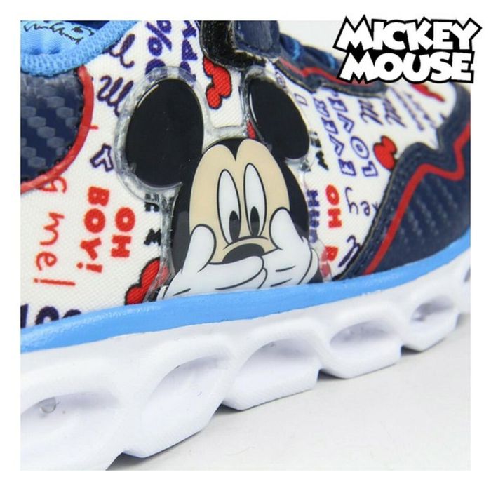 Zapatillas Deportivas con LED Mickey Mouse Azul claro 3