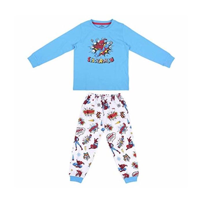 Pijama Infantil Spiderman Azul