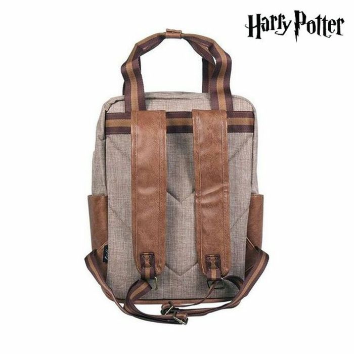 Mochila Escolar Harry Potter Marrón 7