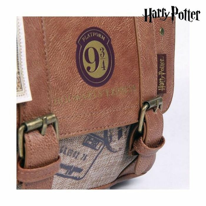 Mochila Escolar Harry Potter Marrón 5