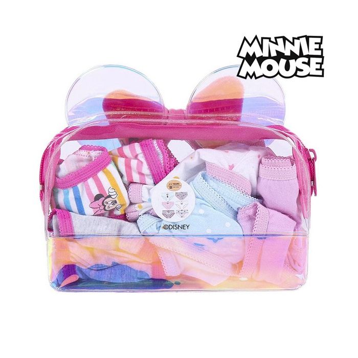 Pack de Braguitas para Niña Minnie Mouse Rosa (6 pcs) 8
