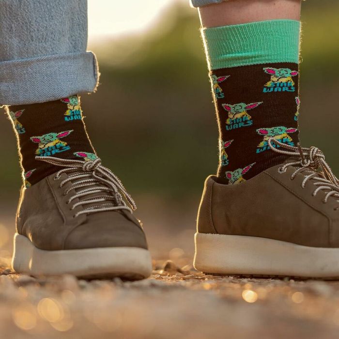 Calcetines The Mandalorian Hombre 3 pares Multicolor Talla única (40-46) 2 Calcetines The Mandalorian Hombre 3 pares Multicolor Talla única (40-46) 2