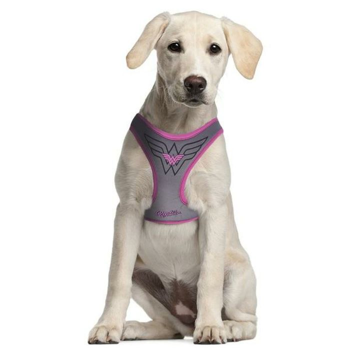 Arnés para Perro Wonder Woman Rosa XS/S 10 Arnés para Perro Wonder Woman Rosa XS/S 10
