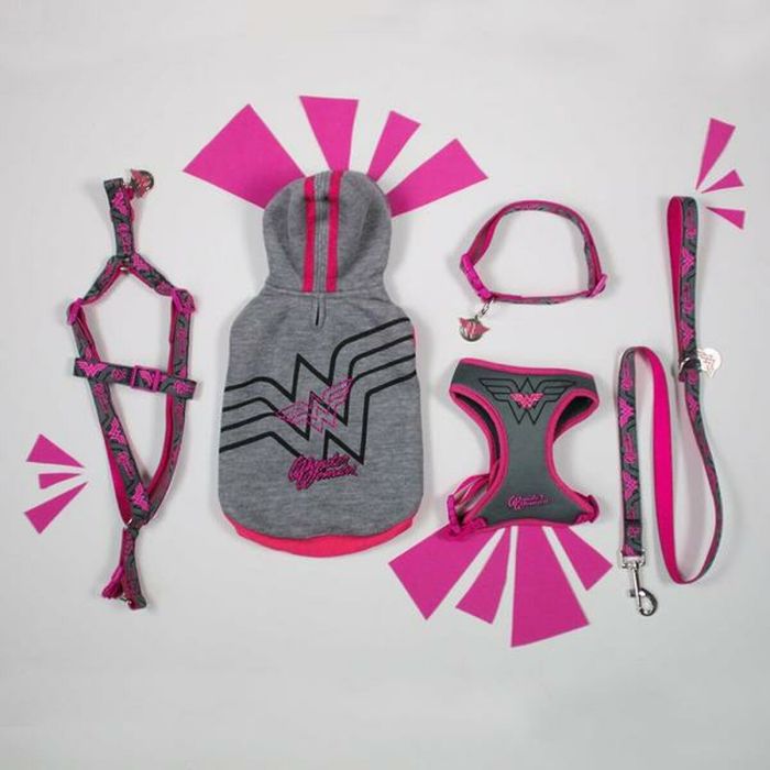 Arnés para Perro Wonder Woman Rosa XS/S 9 Arnés para Perro Wonder Woman Rosa XS/S 9
