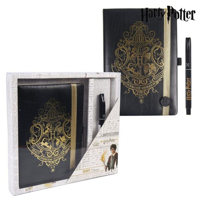 Set de Papelería Harry Potter Negro 12