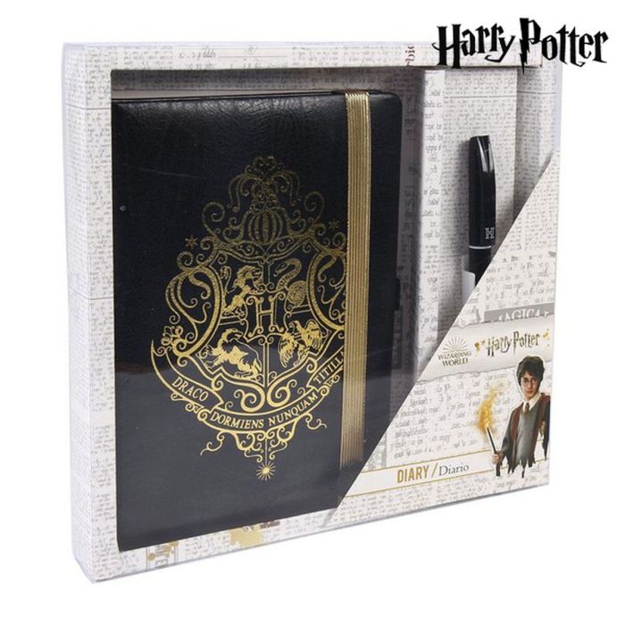 Set de Papelería Harry Potter Negro 9