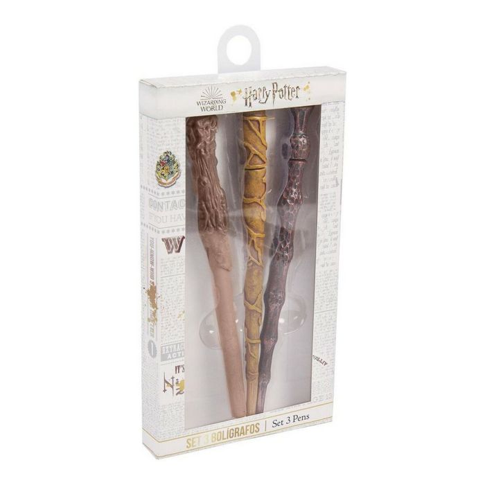 Set de Bolígrafos Harry Potter Marrón (3 pcs) 1