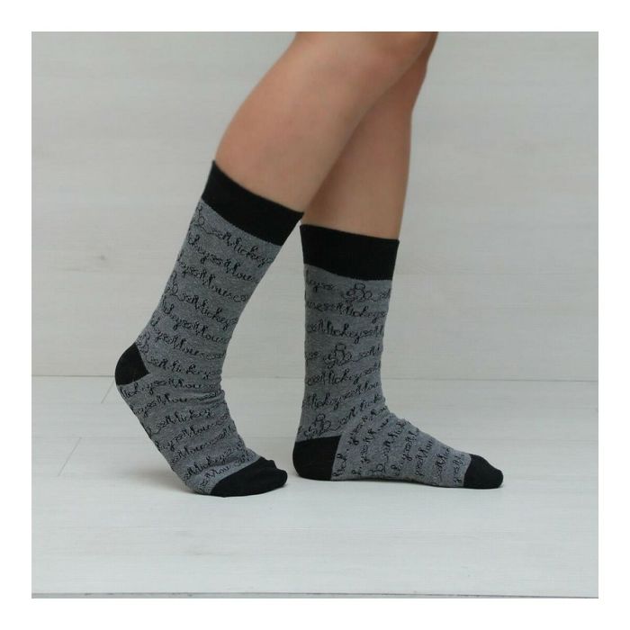 Calcetines Mickey Mouse Gris Gris oscuro 1