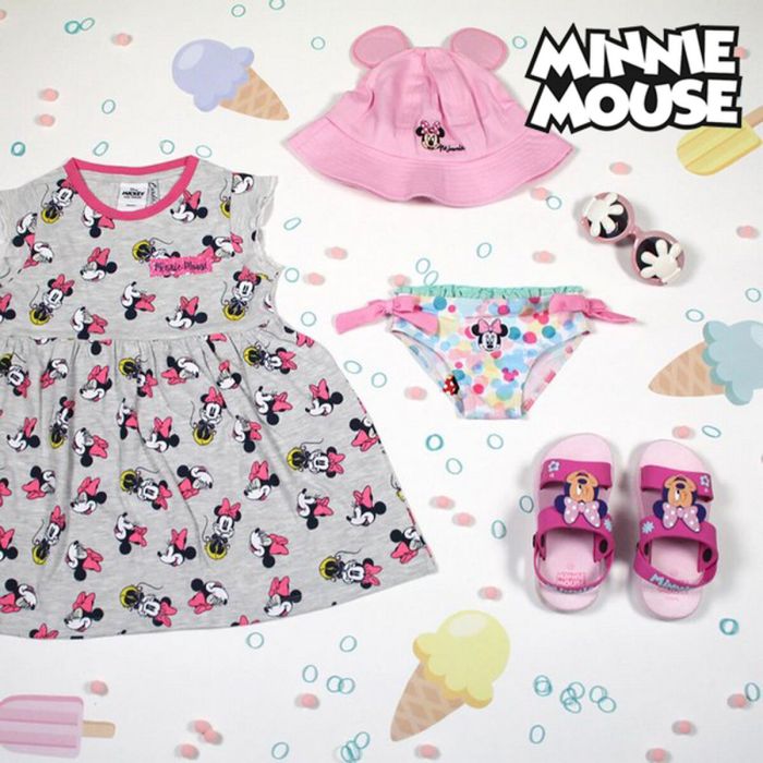 Sandalias Infantiles Minnie Mouse Rosa 6