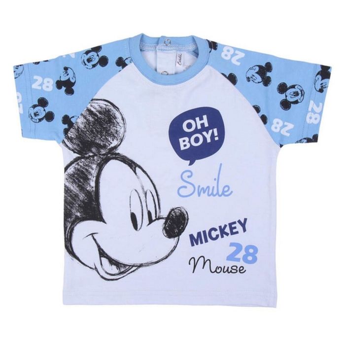 Pijama Infantil Mickey Mouse Azul 6