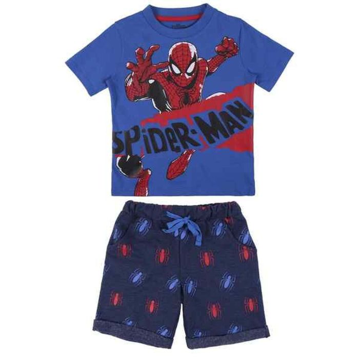 Conjunto de Ropa Spiderman Azul 8