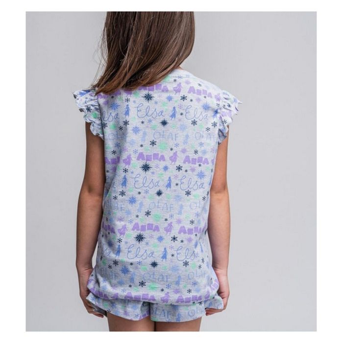 Pijama de Verano Frozen Gris 1
