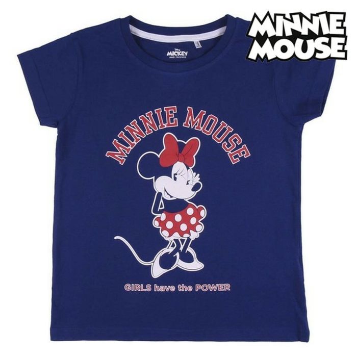 Pijama Infantil Minnie Mouse Gris Azul 5