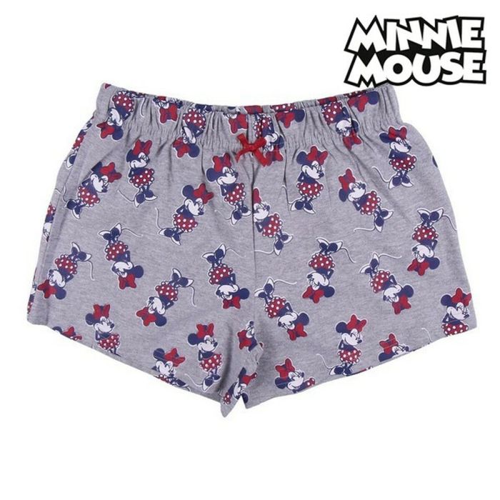 Pijama Infantil Minnie Mouse Gris Azul 4