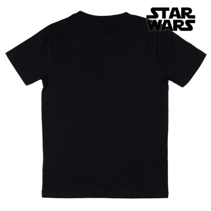 Camiseta de Manga Corta Infantil Star Wars Negra 2