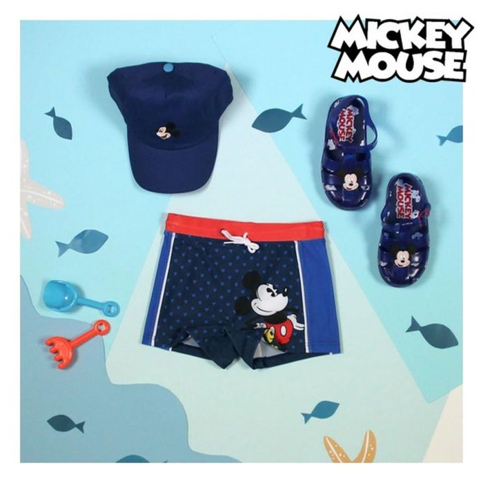 Bañador Boxer Para Niños Mickey Mouse Azul 3