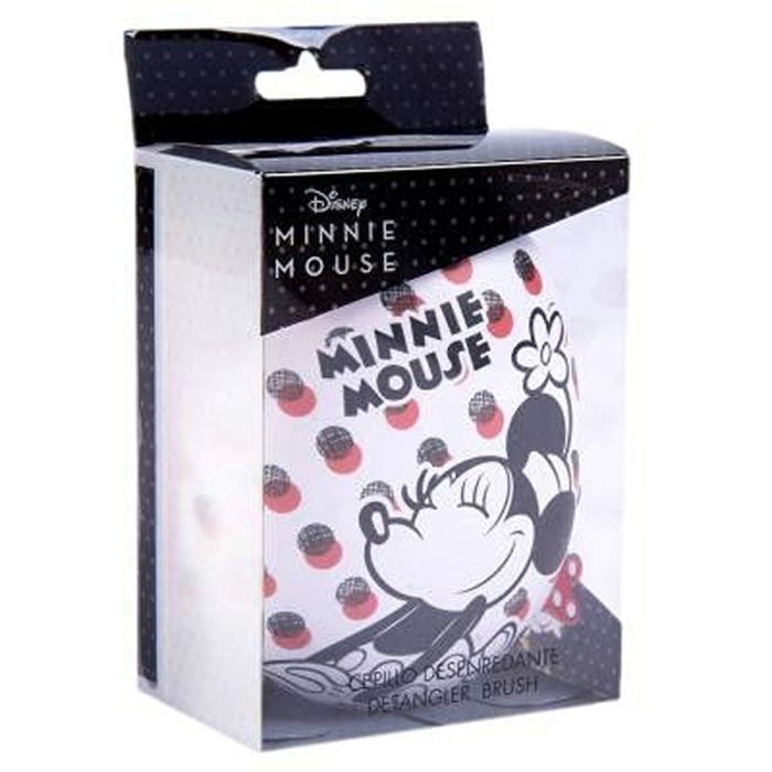 Cepillo Desenredante Disney   Blanco Minnie Mouse 7 x 9 x 4 cm 2