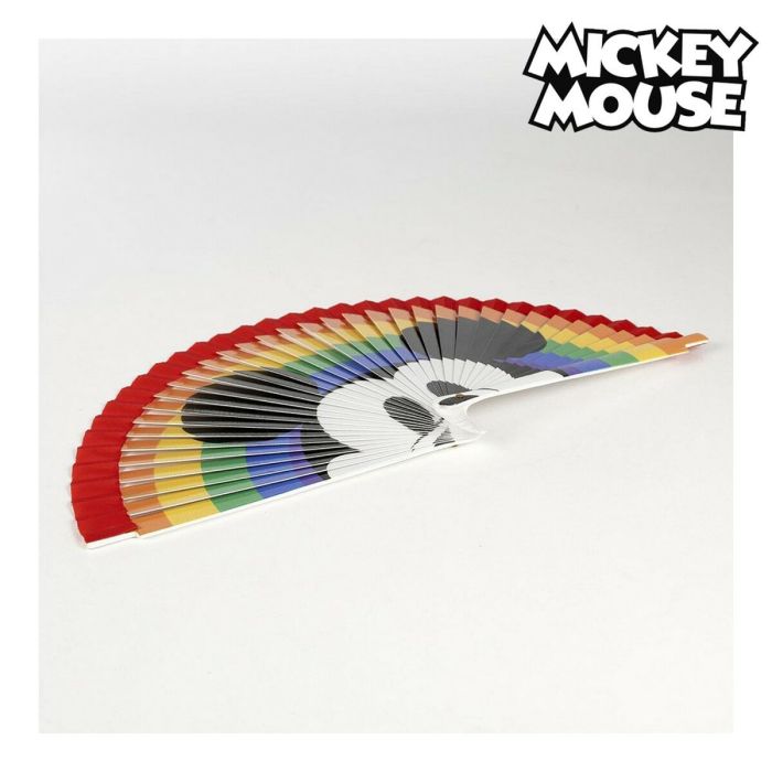 Abanico Disney Pride Mickey Mouse Multicolor (44 x 22 cm) 3 Abanico Disney Pride Mickey Mouse Multicolor (44 x 22 cm) 3