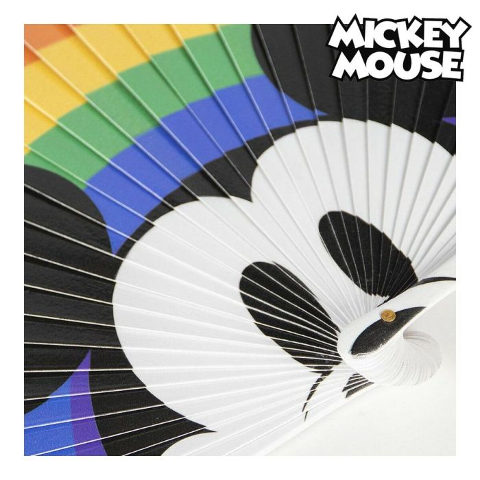 Abanico Disney Pride Mickey Mouse Multicolor (44 x 22 cm) 2 Abanico Disney Pride Mickey Mouse Multicolor (44 x 22 cm) 2