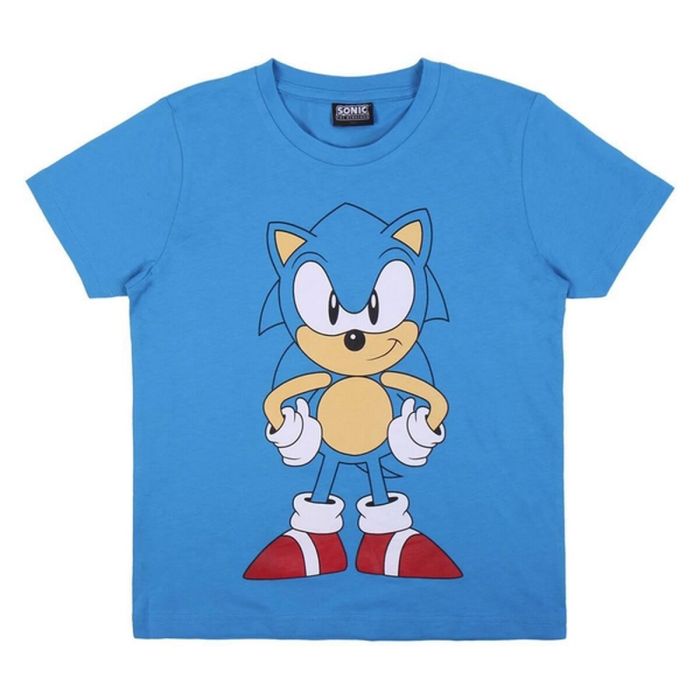 Pijama Infantil Sonic Azul 7