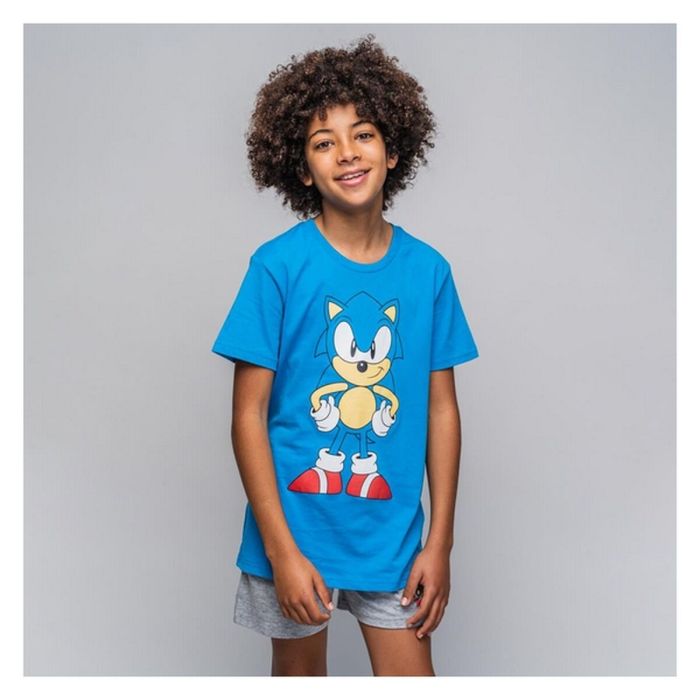Pijama Infantil Sonic Azul 5