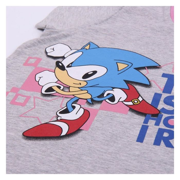 Pijama Infantil Sonic Gris 2