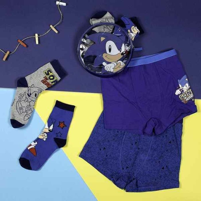 Pack de Ropa Interior Infantil Sonic Multicolor (4 pcs) 4